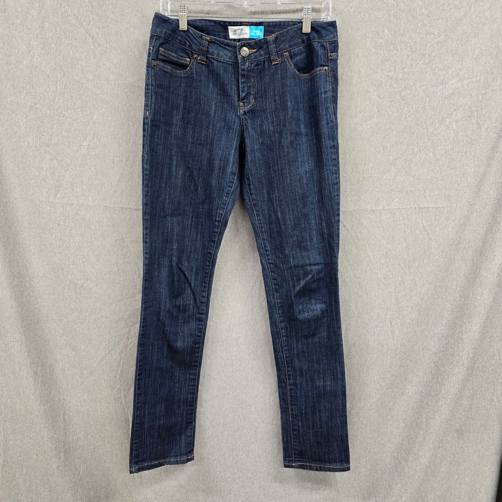 Aeropostale Ashley Jeans Ultra Skinny Dark Wash Denim Low Rise Womens Size 7/8